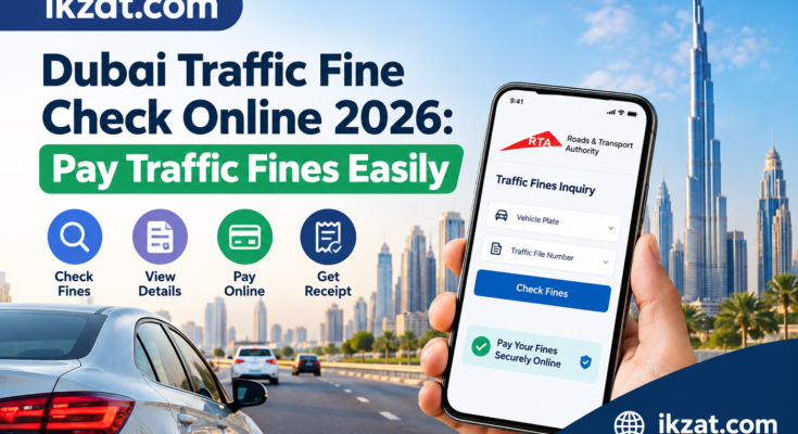 Dubai Traffic Fine Check Online 2026 Check & Pay Easily ikzat