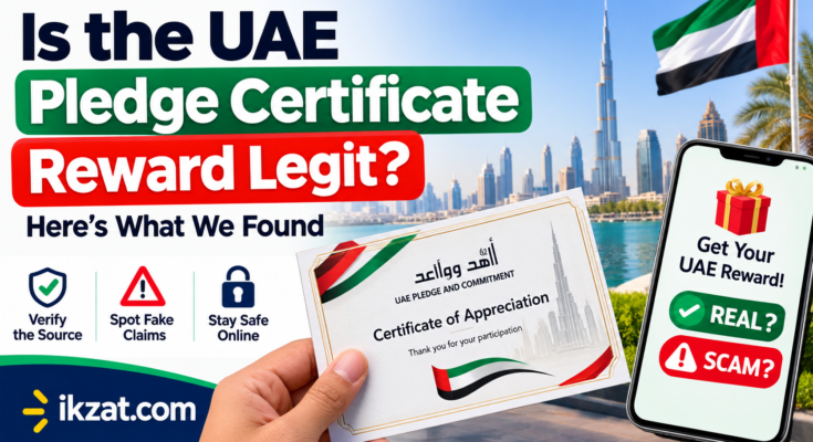 Is the UAE Pledge Certificate Reward Legit UAE Guide ikzat